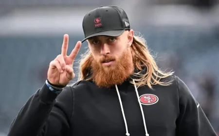 49ers’ Star George Kittle Suffers Achilles Rupture vs. Eagles