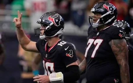 Texans’ Davis Mills Heads to Pittsburgh for Playoff Game After Personal Delay