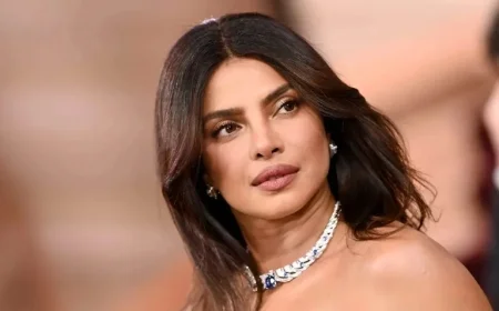 Priyanka Chopra Stuns in Gravity-Defying Corseted Gown at Golden Globes Party