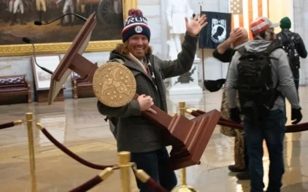 Capitol Rioter Who Took Pelosi’s Podium Aims for Florida County Office