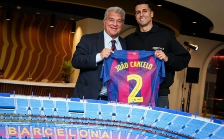 João Cancelo Joins FC Barcelona as Newest Player