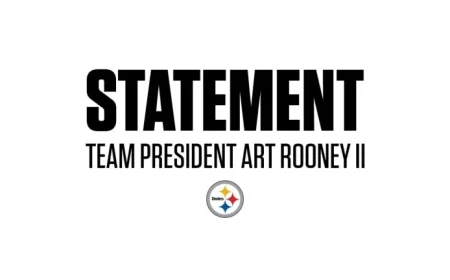 Steelers President Art Rooney II Issues Official Statement