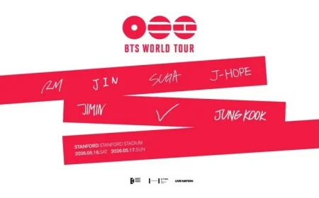 BTS to Perform at Stanford Stadium on May 16-17, 2026