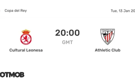 Cultural Leonesa vs Athletic Club: Live Scores, Predicted Lineups, Head-to-Head Stats