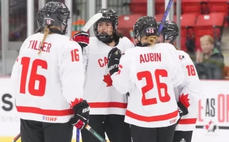 Ismael’s Hat Trick Leads Canada to Victory Over Sweden in U18 Women’s Hockey