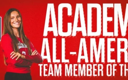 University of Nebraska’s Reilly Honored as Academic All-America Team Member of Year