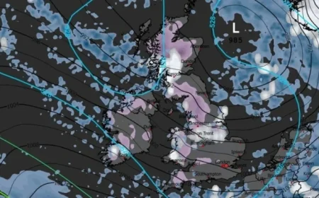 Major UK Blizzard Alert: Snow Maps Indicate Severe Storm This Month