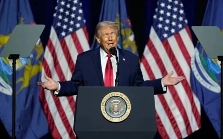 Trump Criticizes Fed Chair Powell in Economic Speech