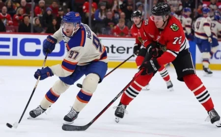 McDavid’s Streak Hits 19 as Oilers Triumph Over Blackhawks