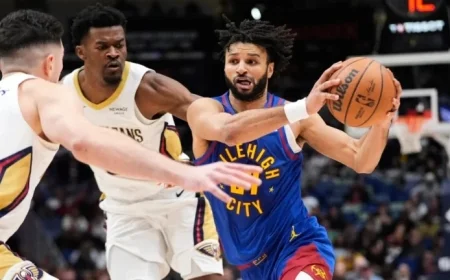 Murray, Watson Lead Nuggets to Victory Over Pelicans