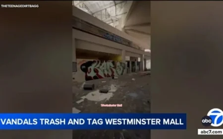 Vandals Strike Closed Westminster Mall