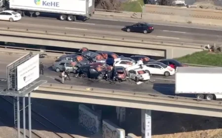 Dense Fog Causes Fatal 17-Vehicle Pileup on Highway 99, Fresno