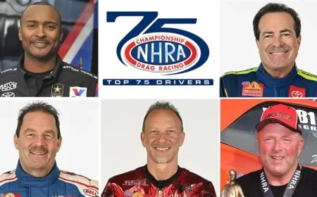 Brown, Capps, Anderson, Smith, Fletcher Join Top 75 Drivers List