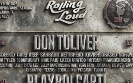 Rolling Loud 2026 US Lineup: Playboi Carti, Don Toliver, NBA YoungBoy & More