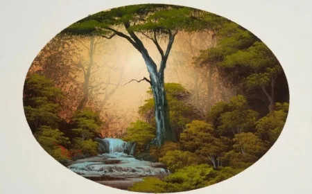 Bob Ross Paintings to be Auctioned for U.S. Public Television Benefit