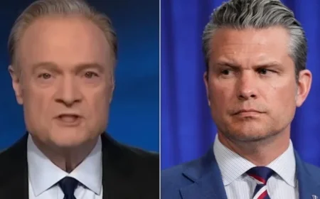 Lawrence O’Donnell Criticizes Hegseth in Legal Clash with Mark Kelly