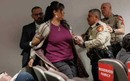 Sister of Uvalde Teacher Speaks Out at Gonzales Trial for Justice