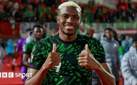 Victor Osimhen Nears Scoring Record in Africa Cup of Nations