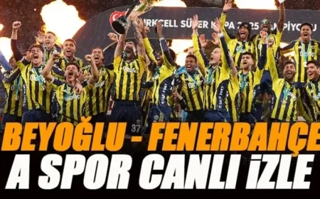 Watch Fenerbahçe vs. Beyoğlu Yeni Çarşı Live on A Spor – Turkey Cup