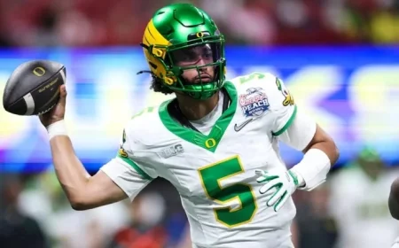 Oregon QB Dante Moore Chooses College Return Over 2026 NFL Draft