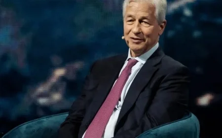 Decline Indicated by Down Arrow Button Icon