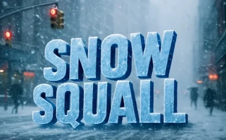 Fast Snow Squalls May Rapidly Disrupt I-95 Travel in Mid-Atlantic