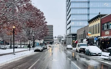 Snow Squall Hits Central KY with High Winds; More Expected
