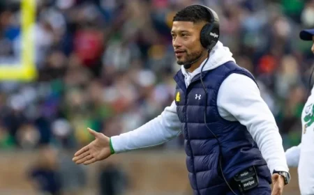 Marcus Freeman prioritizes Notre Dame, NFL future a possibility