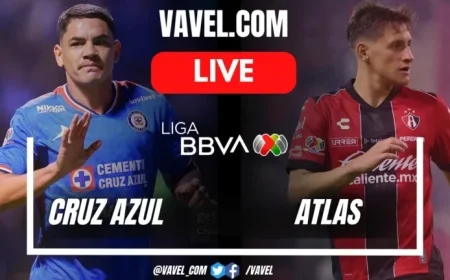 Cruz Azul Secures 2-0 Lead Over Atlas: Live Score Updates