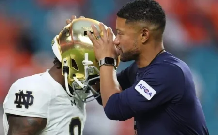 Marcus Freeman Discusses NFL Interest After Notre Dame’s CFP Miss