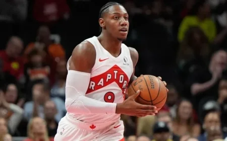 Raptors’ Quickley, Mamukelashvili, Barrett Miss Pacers Game