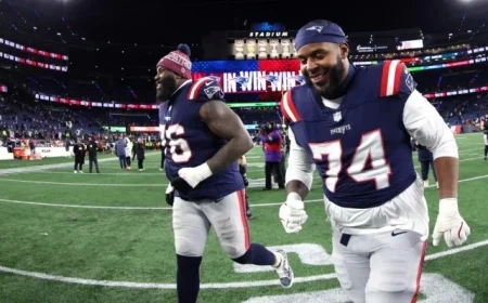 Patriots vs. Texans: Wednesday Injury Report Reveals Two Tackles Sidelined