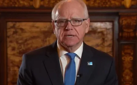 Minnesota Governor Walz Urges Trump, Noem to End Occupation in Primetime Address