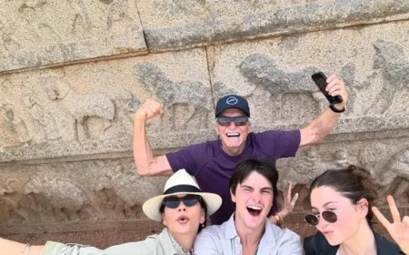 Catherine Zeta-Jones and Michael Douglas Enjoy Family Vacation with Adult Kids