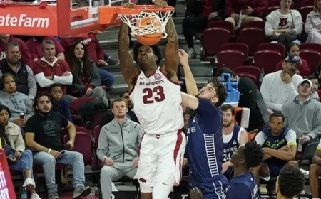 Arkansas Faces South Carolina in MBB Showdown Preview