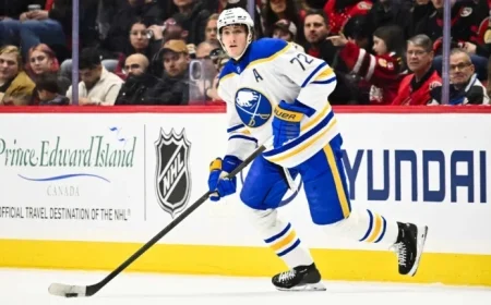 Thompson Elevates Game with Sabres, Secures U.S. Olympic Spot