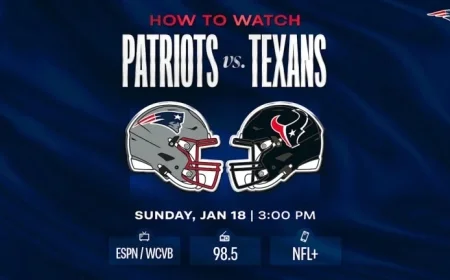 Patriots vs. Texans: Where to Watch or Listen Live