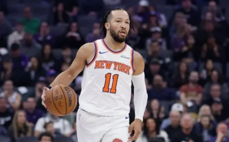 Knicks’ Brunson Out with Ankle Sprain