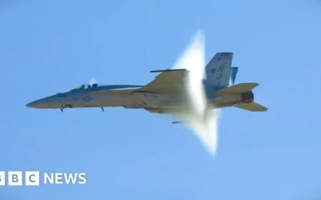 Doorbell Camera Captures Sonic Boom Echoing Over Norwich