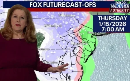 Philadelphia Faces Messy Thursday Commute from Wintry Weather Mix