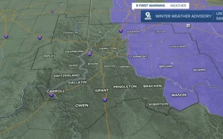 Winter Weather Advisory in Effect Until 9 a.m.