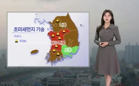 Mild Weather Brings Heavy Fine Dust, Nation’s Air Stays Hazy Tomorrow