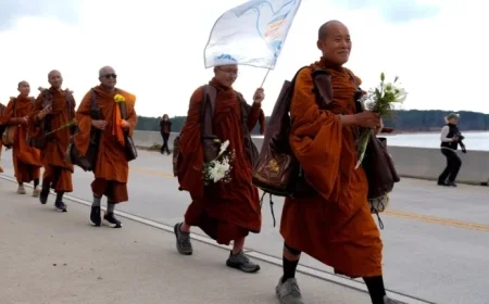 Buddhist Monks Walk Across US: Discover Their Journey’s Purpose