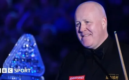 Live Masters Snooker: John Higgins vs Zhao Xintong Scores & Stream