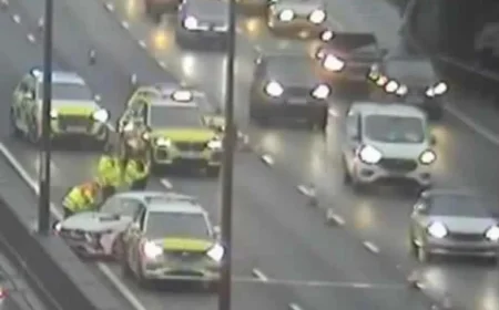 Three-Car Crash Causes Major Delays on M25