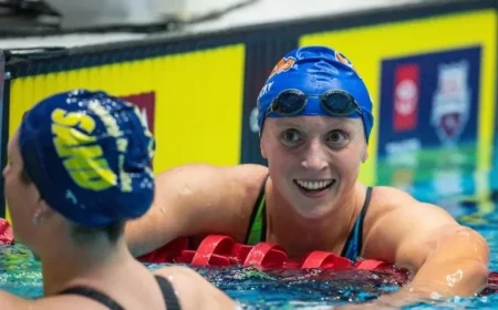 Ledecky Celebrates Historic 1500m Victory: “A Remarkable Year Begins”