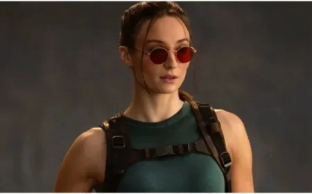 Sophie Turner Transforms into Lara Croft: First Look Revealed
