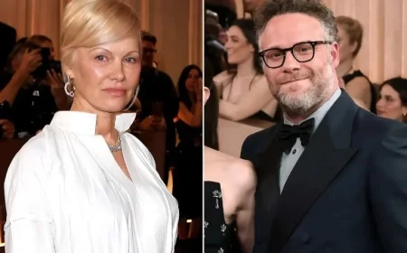 Pamela Anderson Uncomfortable Near Seth Rogen at Golden Globes Over Series