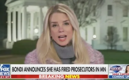 Pam Bondi Criticizes Prosecutors Quitting ICE Killing Investigation