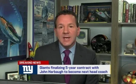 Giants Nearing 5-Year Deal with John Harbaugh as Head Coach